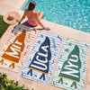 Personalized Beach Towel – Travel Gifts For Women, Best Friends – Straight Outta Graduation Season