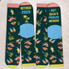 Personalized Crew Socks – Gift For Women, Men – Living The Retired Life