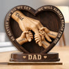Personalized 2-Layered Wooden Plaque – Gifts For Dad, Grandpa – Crafted With Love