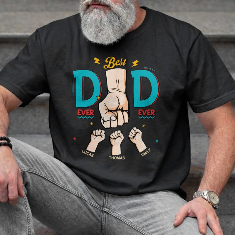 Personalized Unisex T-shirt, Hoodie – Gifts For Dad, Grandpa – Thunder Punch