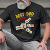 Personalized Unisex T-shirt, Hoodie – Father's Day Gifts For Dad, Grandpa – Dad Is My First Hero