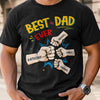 Personalized Unisex T-shirt, Hoodie – Father's Day Gifts For Dad, Grandpa – Dad Is My First Hero