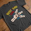Personalized Unisex T-shirt, Hoodie – Father's Day Gifts For Dad, Grandpa – Dad Is My First Hero
