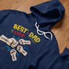 Personalized Unisex T-shirt, Hoodie – Father's Day Gifts For Dad, Grandpa – Dad Is My First Hero