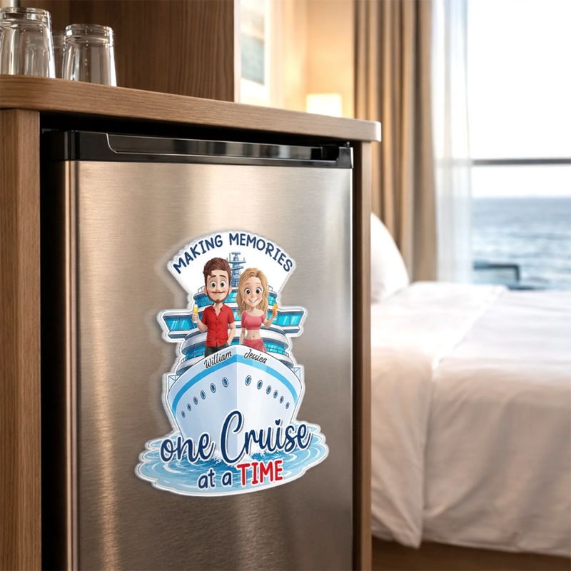 Personalized Cruise Ship Door Magnet – Summer Gifts For Couple – Sunshine, Love And Summer Days