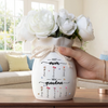 Personalized Ribbon Flower Vase – Gifts For Grandma, Mom – Her Love Bloomed Into Generations