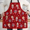 Personalized Photo Apron With Pocket – Father's Day Gifts For Dad, Grandpa – Backyard Legend Status