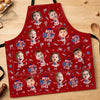 Personalized Photo Apron With Pocket – Father's Day Gifts For Dad, Grandpa – Backyard Legend Status