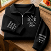 Personalized Unisex Quarter Zip Sweatshirt – Father's Day Gifts For Grandpa, Dad – Loved By Little Legends