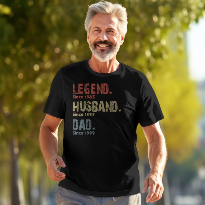 Personalized Unisex T-shirt, Hoodie – Gifts For Dad, Grandpa – Legend, Husband, Dad