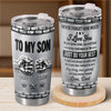 Personalized 3D Inflated Effect Printed Tumbler - Birthday Gifts For Son - I’m Always Proud Of You