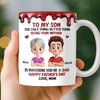 Personalized 3D Inflated Effect Printed Mug - Father's Day Gifts For Son - Raised A Great Dad