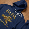 Personalized T-shirt, Premium T-shirt, Hoodie –  Father's Day Birthday Gifts For Dad, Grandpa – Forever Blessed With Dad