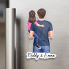 Personalized Acrylic Fridge Magnet - Father's Day Birthday Gifts For Dad, Grandpa - In Dad We Trust