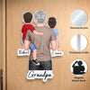 Personalized Acrylic Fridge Magnet - Father's Day Birthday Gifts For Dad, Grandpa - In Dad We Trust