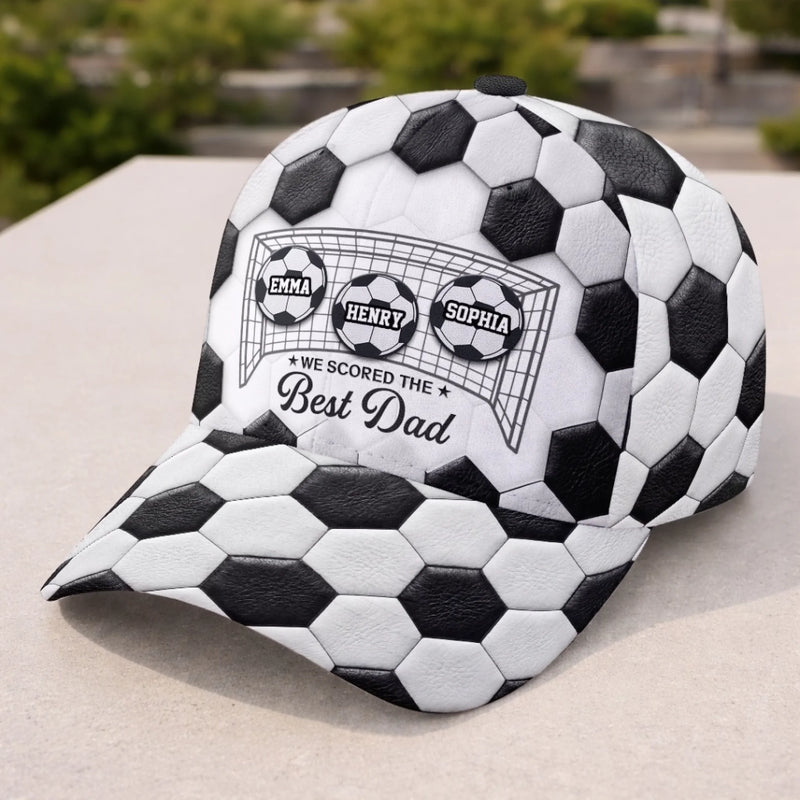 Personalized Classic Cap – Gifts For Dad, Grandpa, Soccer Lovers – Born For Match Day