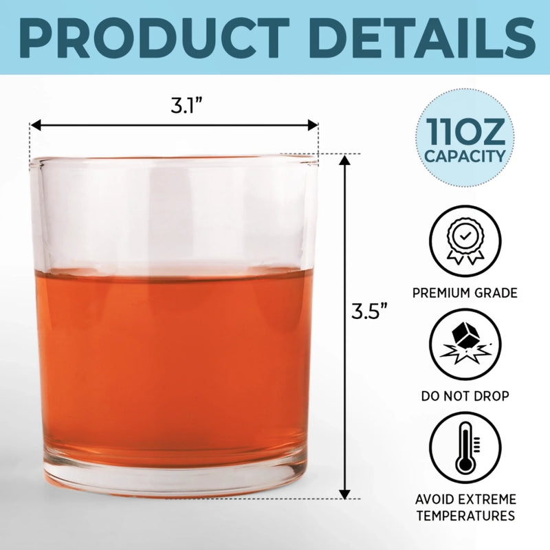 Personalized Whiskey Glass With Bottom And Side Engraving – Gifts For Dad, Grandpa – One Sip Closer To Happy