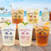 Personalized Party Cups – Summer Vacation And Travel Gifts For Best Friends, Family – Hello Summer Vibes
