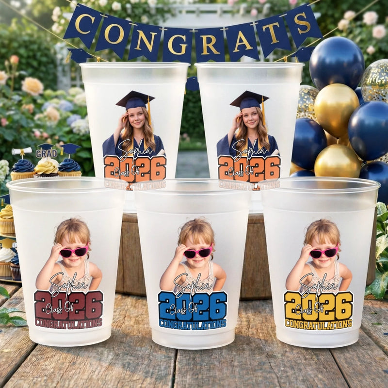 Personalized Photo Cups – Graduation Gifts For Her, Him – The Journey Was Worth It