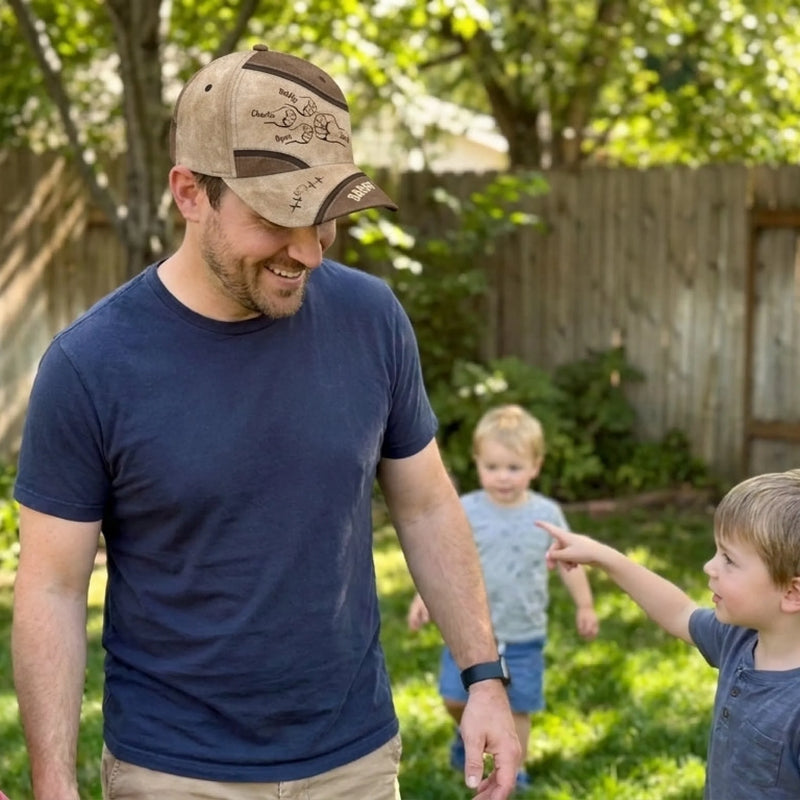 Personalized Classic Cap – Gifts For Dad, Grandpa – You Were My First Role Model, Daddy