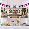 Personalized America 250th Anniversary – Polyester Outdoor Banner – Gifts For Family – United Through Every Generation
