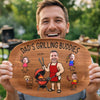 Personalized Platter – Gifts For Dad, Grandpa – BBQ Bonding Time