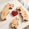 Personalized Shaped Wooden Art Puzzle – Gifts For Dad, Grandpa – Together Is Our Favorite Place