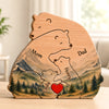 Personalized Shaped Wooden Art Puzzle – Gifts For Family Members – Family Is Our Greatest Adventure
