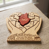 Personalized Shaped Wooden Art Puzzle – Gifts For Dad, Grandpa – Together We Run Strong