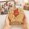Personalized Shaped Wooden Art Puzzle – Gifts For Dad, Grandpa – Together We Run Strong