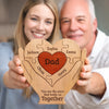 Personalized Shaped Wooden Art Puzzle – Gifts For Dad, Grandpa – Best Dad Ever Hands Down