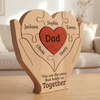 Personalized Shaped Wooden Art Puzzle – Gifts For Dad, Grandpa – Best Dad Ever Hands Down