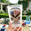 Personalized America 250th Anniversary Party Plastic Cups – Gifts For Family – Raise A Cup To Our Legacy