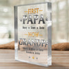 Personalized Acrylic Plaque - Father's Day Gifts For Dad, Grandpa - The Legend Continues As Granddad