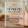 Personalized Acrylic Plaque - Father's Day Gifts For Dad, Grandpa - The Legend Continues As Granddad