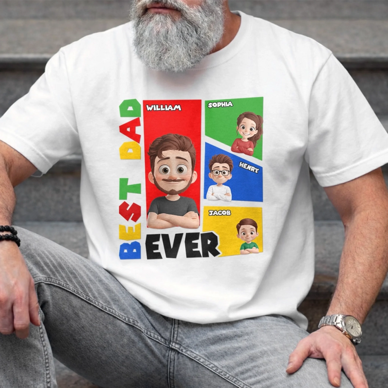 Personalized Unisex T-shirt, Hoodie – Gifts For Dad, Grandpa – Dad Makes Life More Meaningful