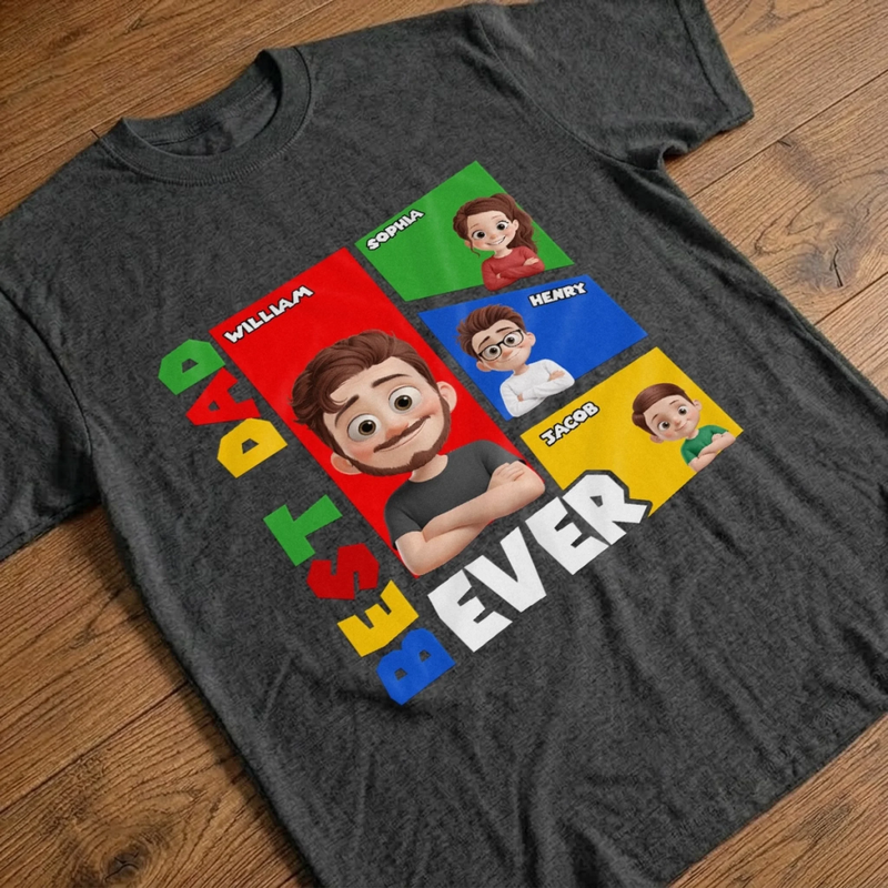 Personalized Unisex T-shirt, Hoodie – Gifts For Dad, Grandpa – Dad Makes Life More Meaningful