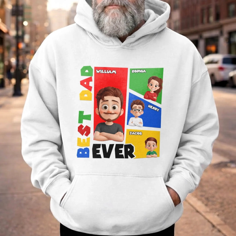 Personalized Unisex T-shirt, Hoodie – Gifts For Dad, Grandpa – Dad Makes Life More Meaningful