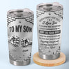 Personalized 3D Inflated Effect Printed Tumbler – Birthday Gifts For Son – For The Son Who Means Everything