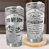 Personalized 3D Inflated Effect Printed Tumbler – Birthday Gifts For Son – For The Son Who Means Everything