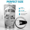 Personalized 3D Inflated Effect Printed Tumbler – Birthday Gifts For Son – For The Son Who Means Everything