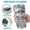 Personalized 3D Inflated Effect Printed Tumbler – Birthday Gifts For Son – For The Son Who Means Everything