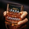 Personalized Whiskey Glass – Father's Day Gifts For Dad, Grandpa – Forever Family Hero