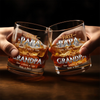 Personalized Whiskey Glass – Father's Day Gifts For Dad, Grandpa – Forever Family Hero