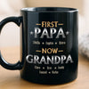 Personalized Black Mug – Gifts For Grandpa, Dad – Built To Be Granddad