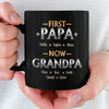 Personalized Black Mug – Gifts For Grandpa, Dad – Built To Be Granddad