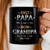 Personalized Black Mug – Gifts For Grandpa, Dad – Built To Be Granddad