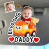 Personalized Photo Acrylic Car Visor Clip – Gifts For Dad – Carry My Heart With You