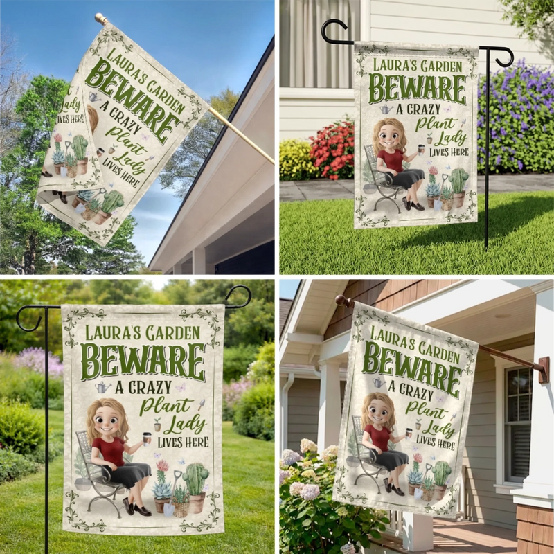 Personalized Flag – Garden Gifts For Gardeners – Bloom Where You Grow