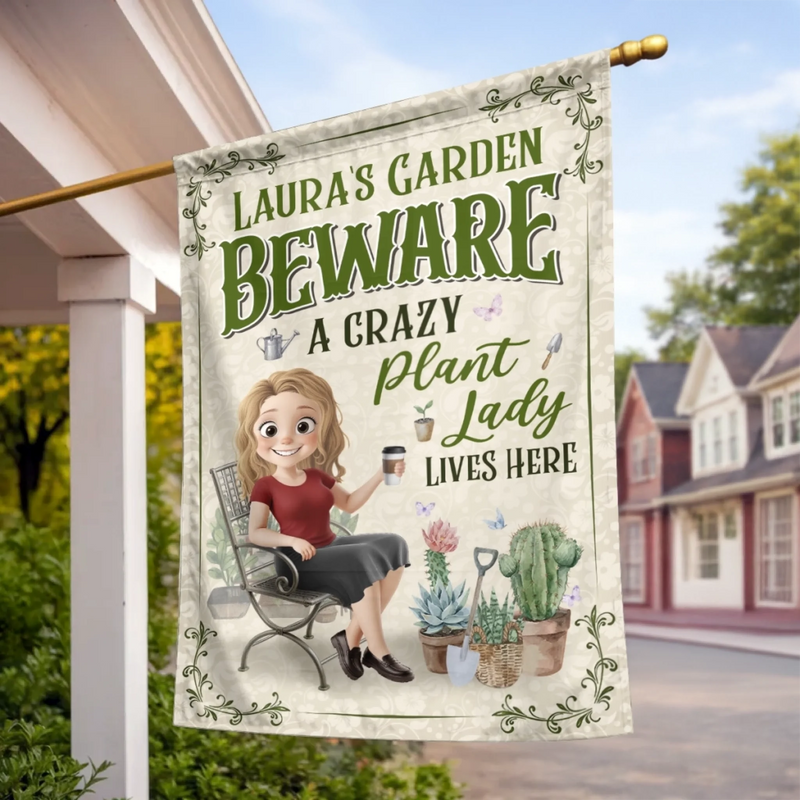 Personalized Flag – Garden Gifts For Gardeners – Bloom Where You Grow